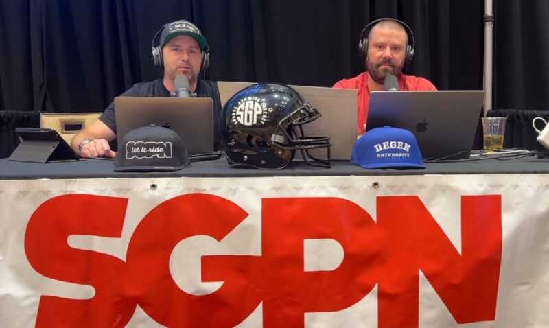 SGPN podcast hosts talking about sports