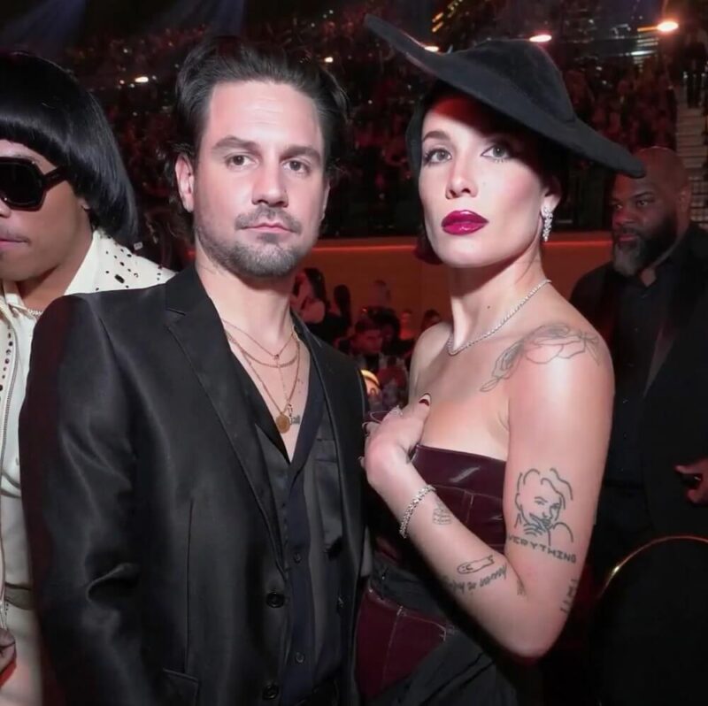 Halsey and Alev Aydin together at an event