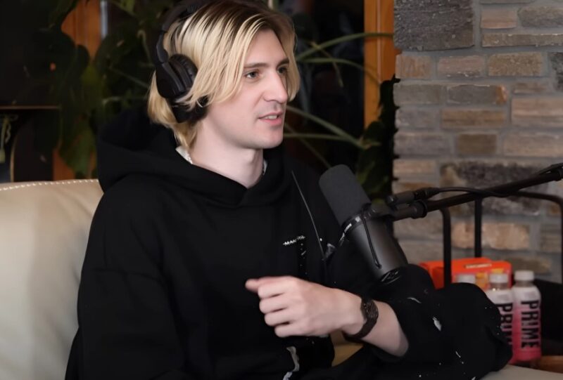 XQC talks in an interview