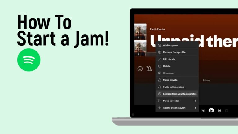 Starting a Spotify Jam Made Easy