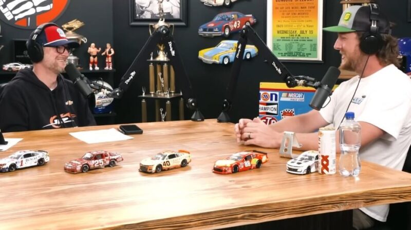 Scene from the The Dale Jr. Download podcast