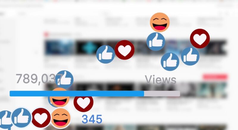 High engagement, with 789,033 views and 345 likes