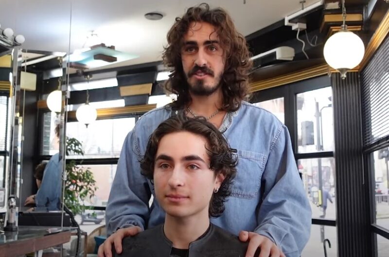 Timothรฉe Chalamet with his look alike