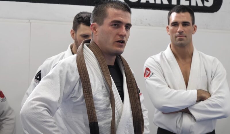 Lex Fridman during karate practice