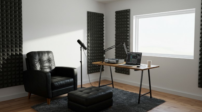 Podcasting studio on a budget