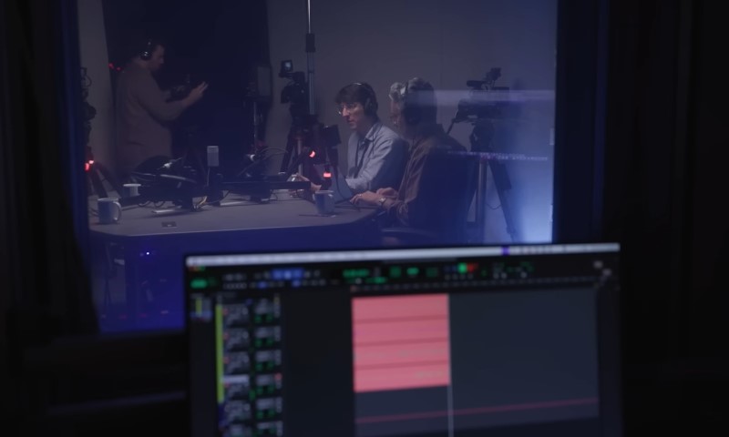 A look at the studio where "The Daily" podcast is recorded